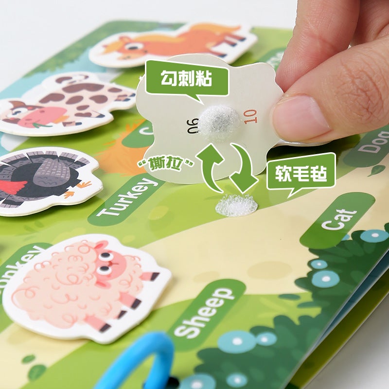 Tear-Off Enlightenment Early Education Book Digital Addition And Subtraction Animal And Fruit Cognitive Book 0-3 Years Old Infant Hand Training - Image 5
